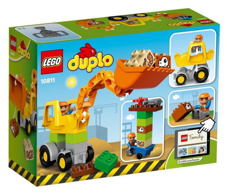 Lego Duplo. Экскаватор-погрузчик  